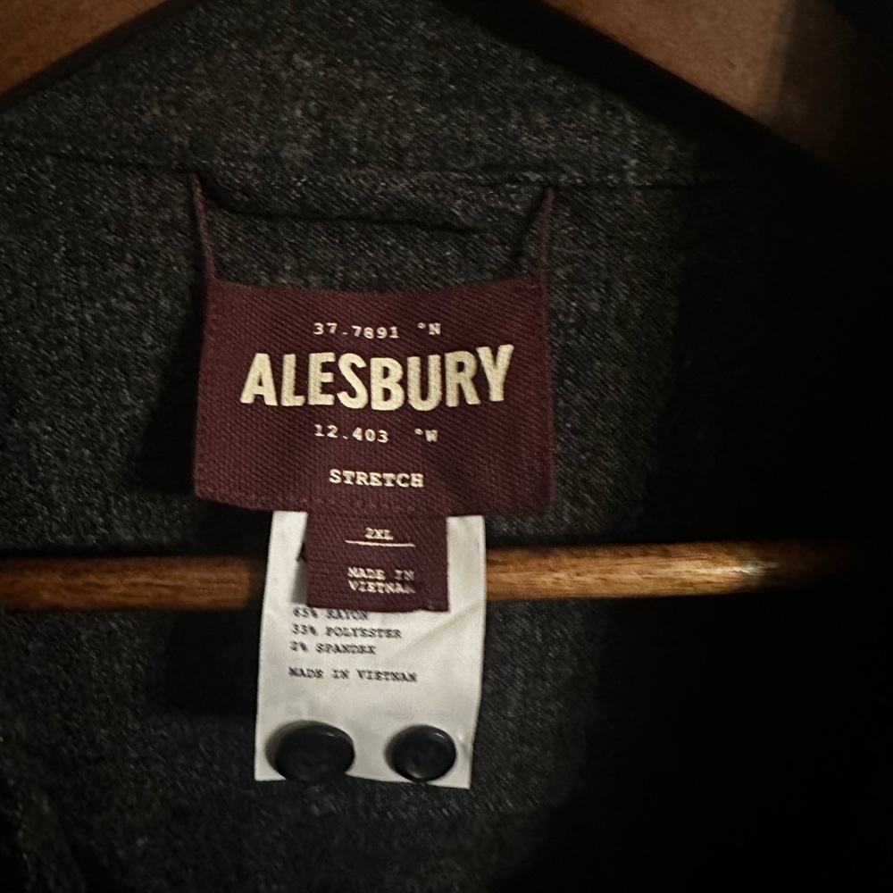 Alesbury 2XL Heaxy Flannel